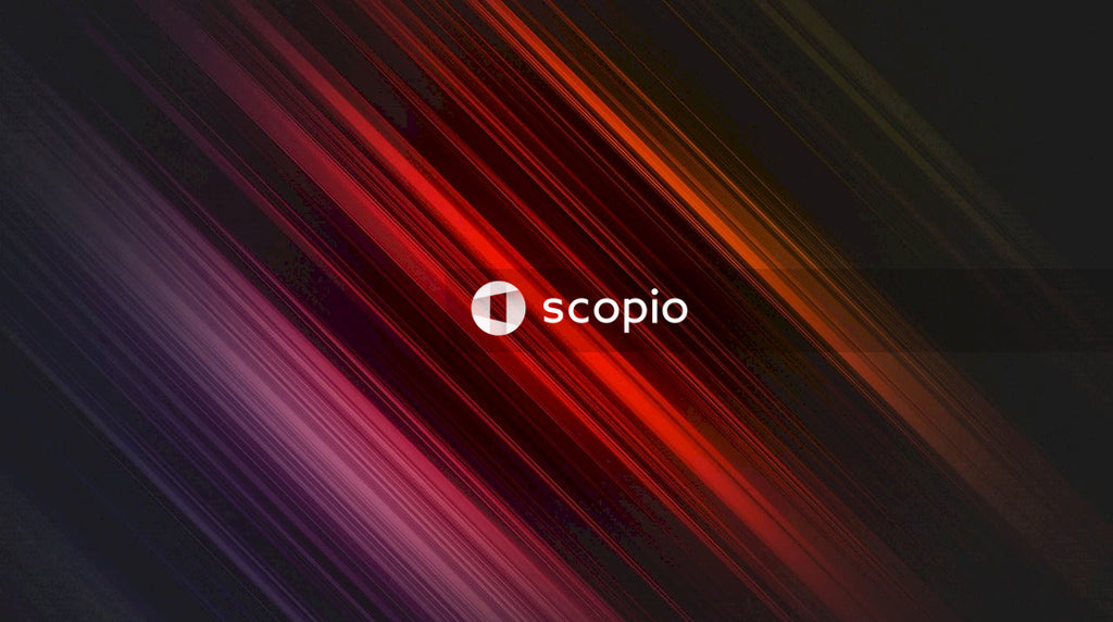 Purple and orange light digital wallpaper