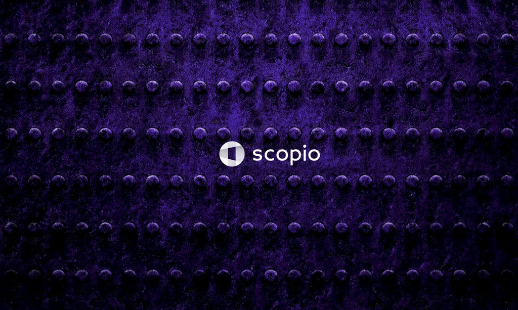 Purple textile in close up