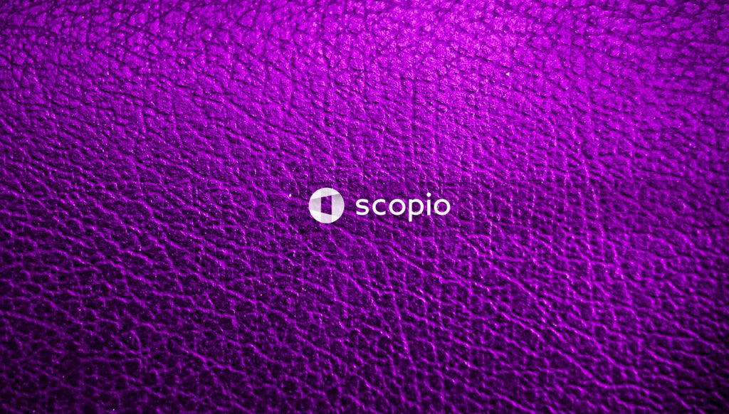 Purple textile in close up