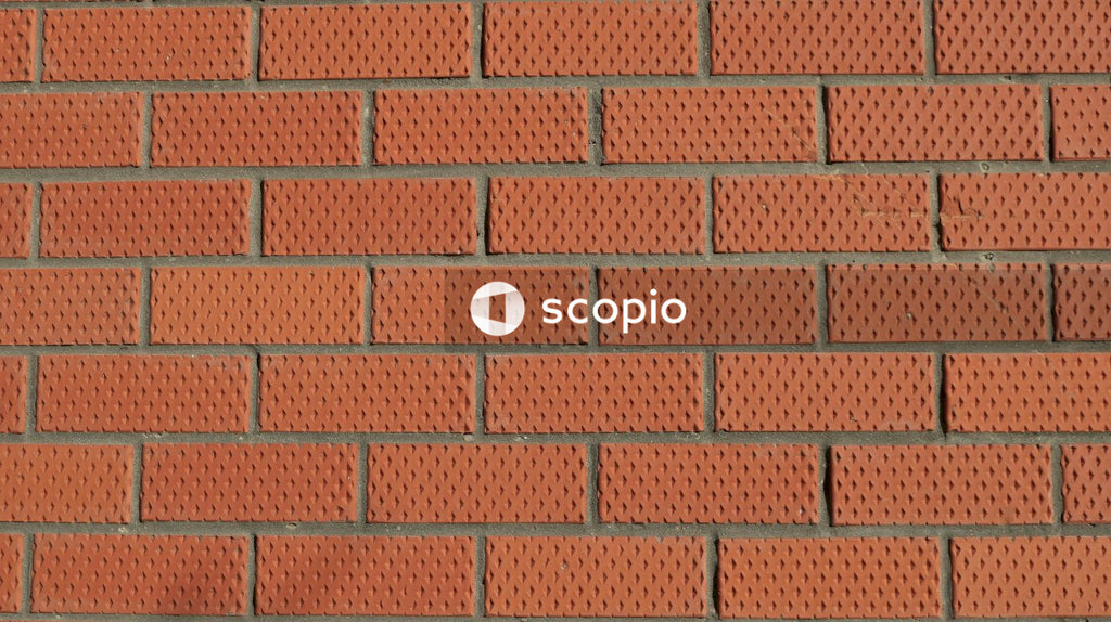 Red and black brick wall