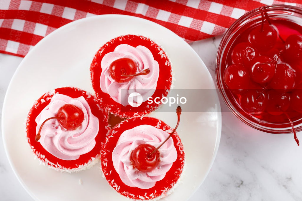 Red and white heart shaped ceramic plate