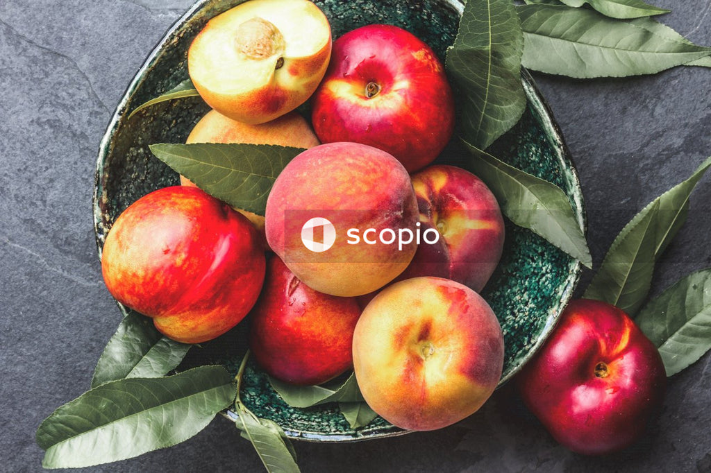 Red apples on stainless steel bowl