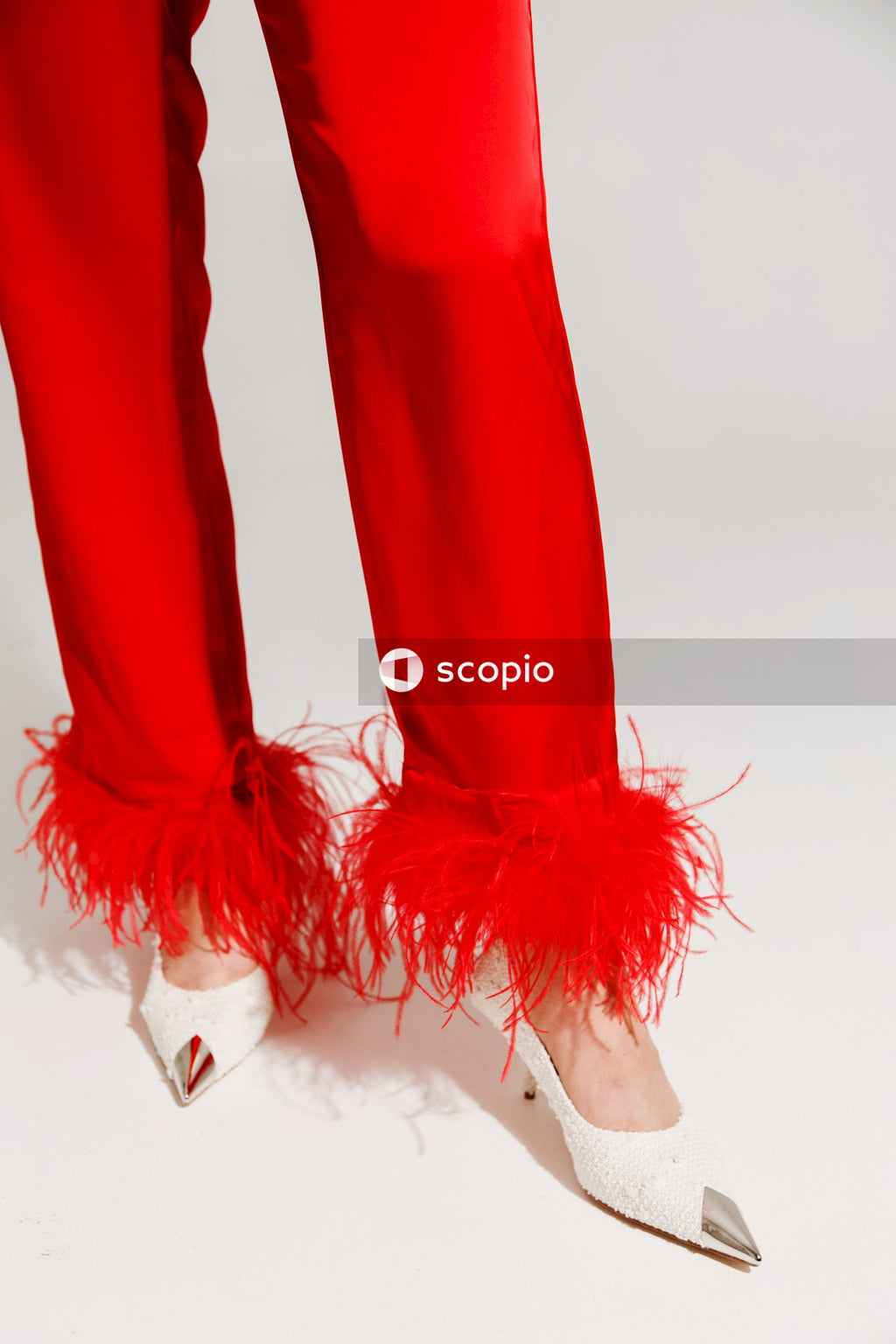 Red long sleeve shirt and red pants