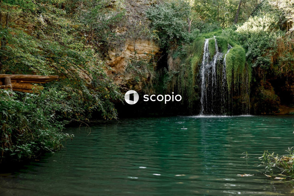 Waterfalls in the middle of the forest