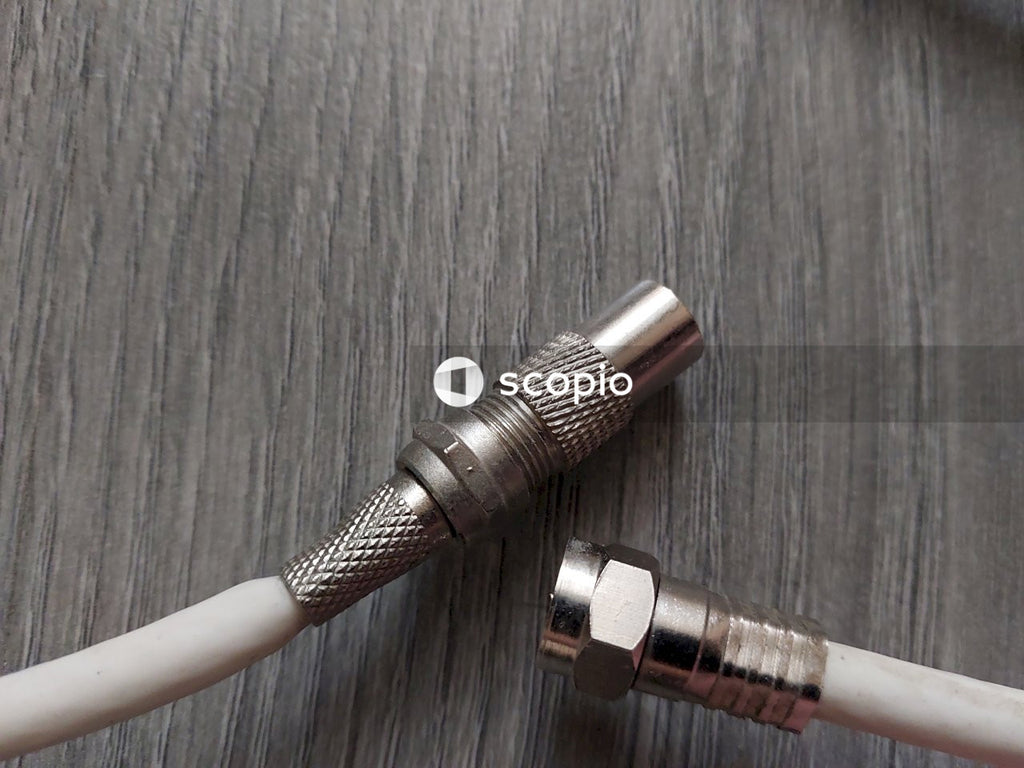 White and gold steel tube
