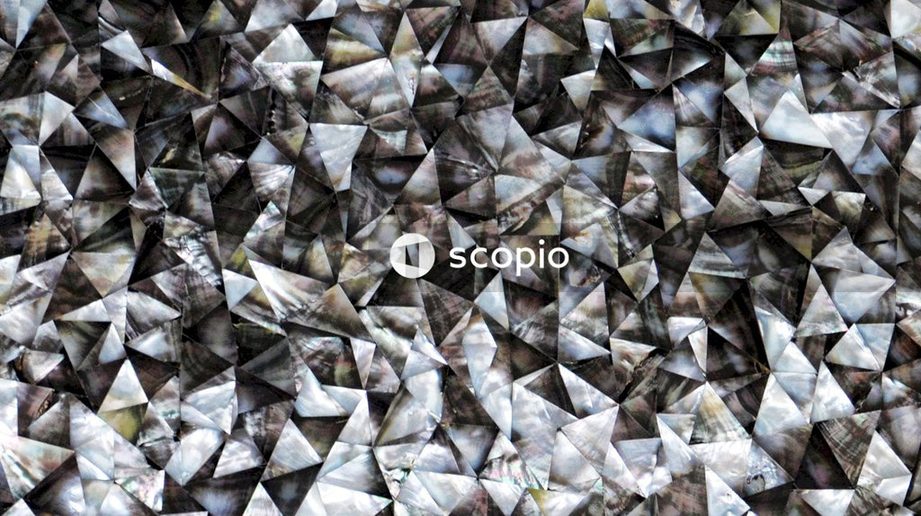 White and gray diamond pattern