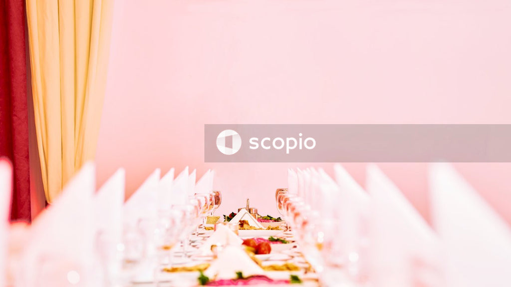 White and pink ceramic miniature