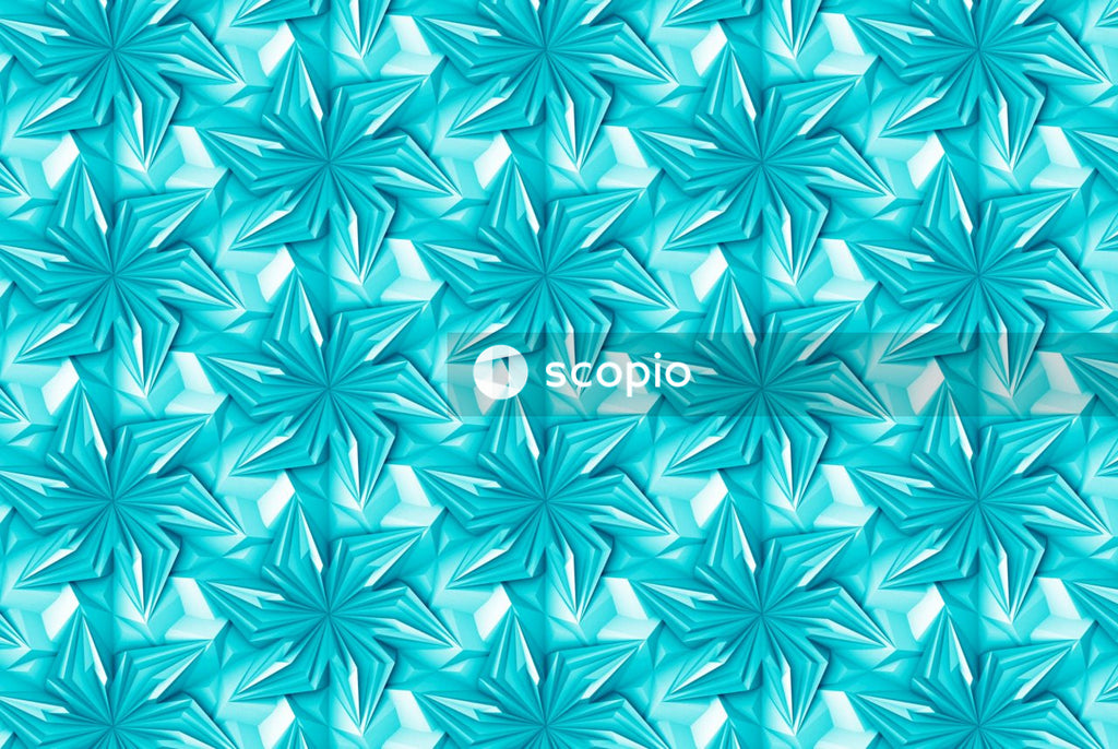 White and red floral textile