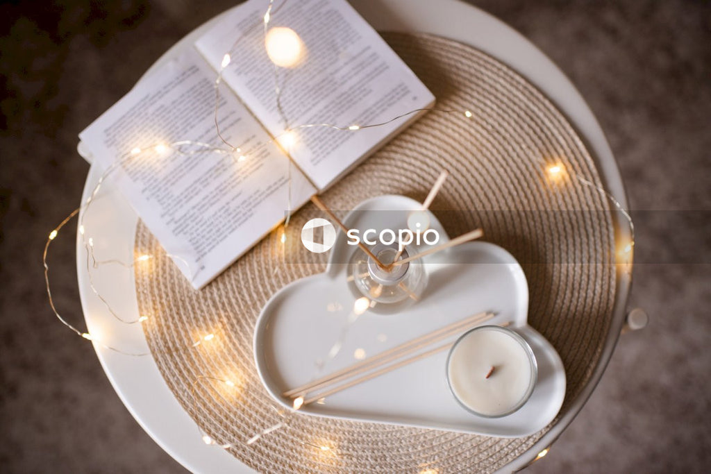 White ceramic teacup on white ceramic saucer