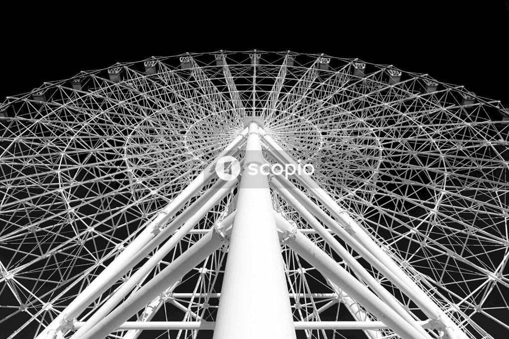 White metal tower during night time