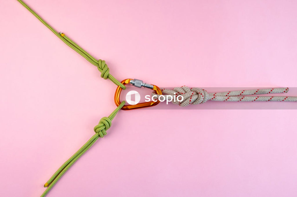 White rope on white surface