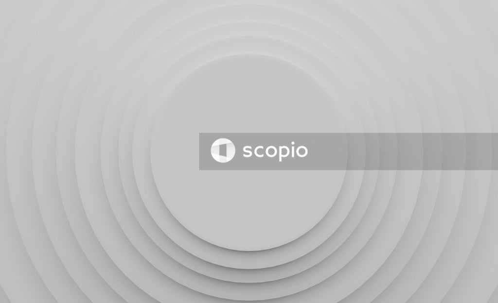 White round line on white background