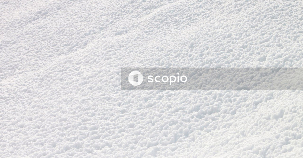 White snow covered field