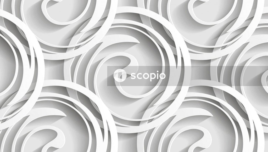 White spiral spiral light illustration