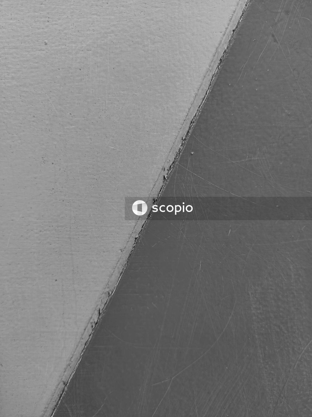 White textile on gray surface