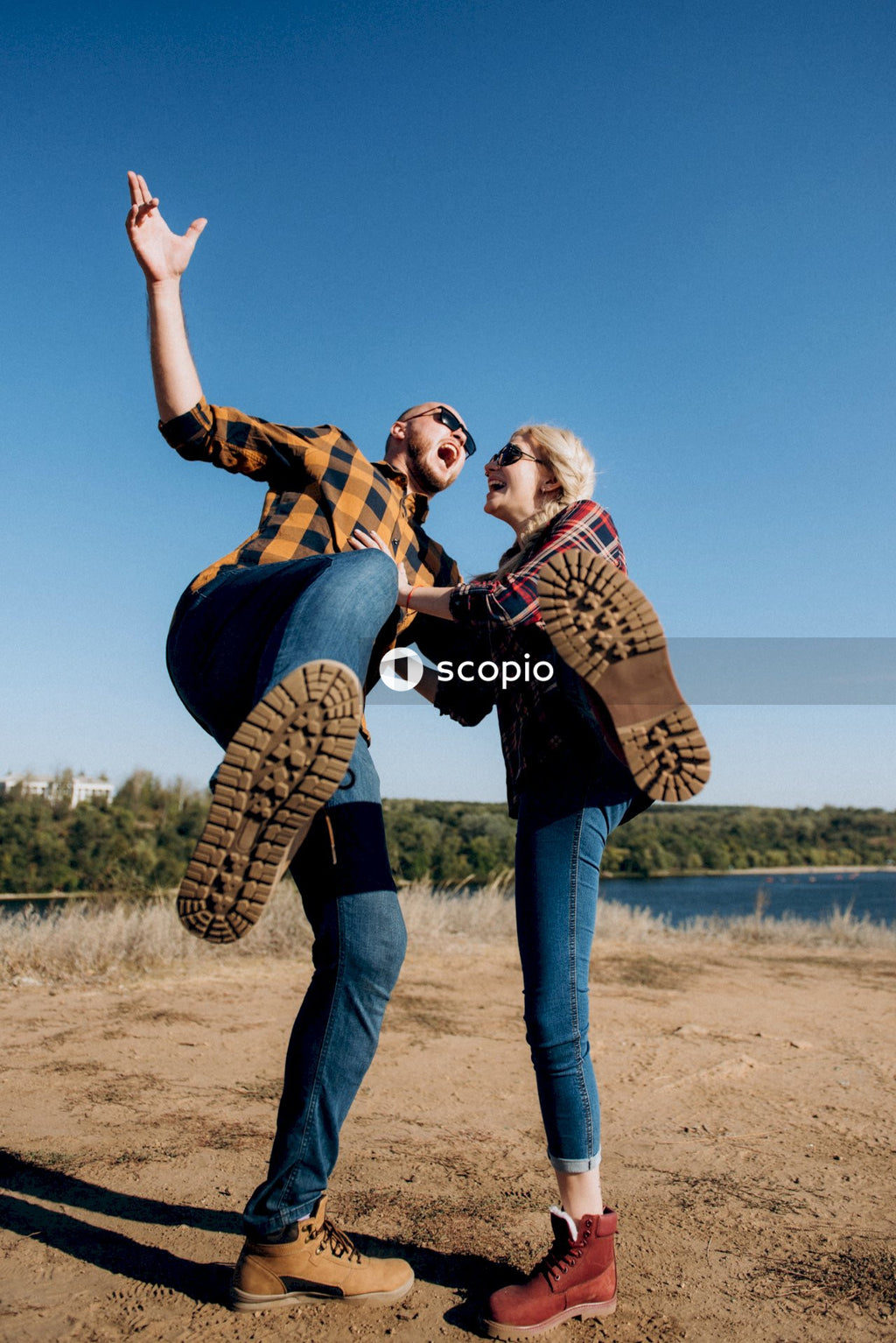 Woman and woman enjoying their time
