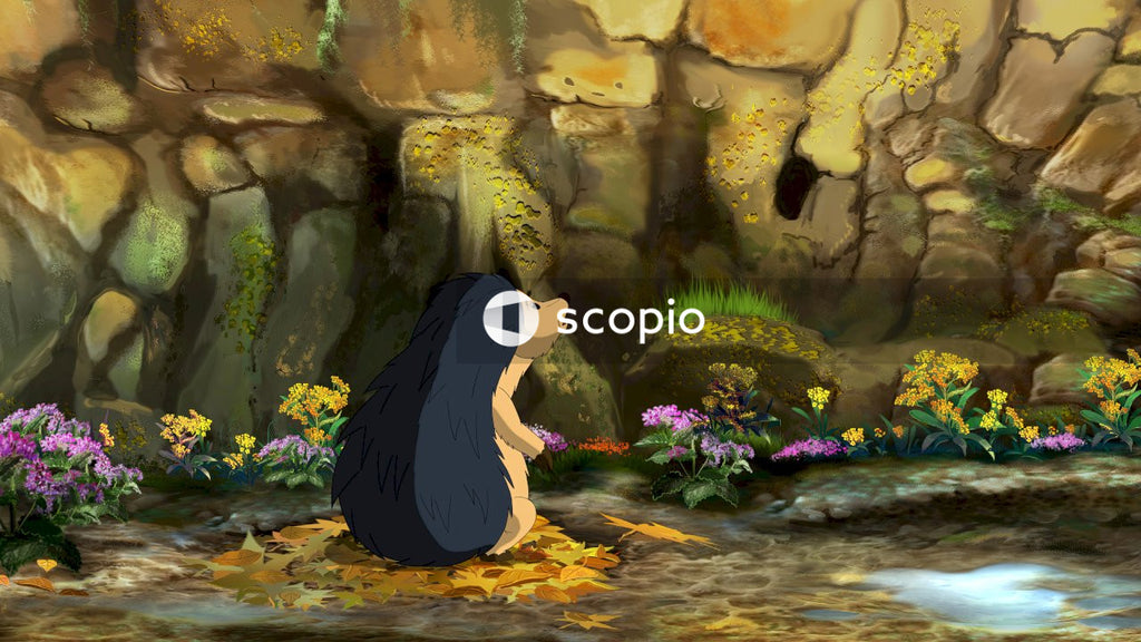 Woman in black dress kneeling on ground