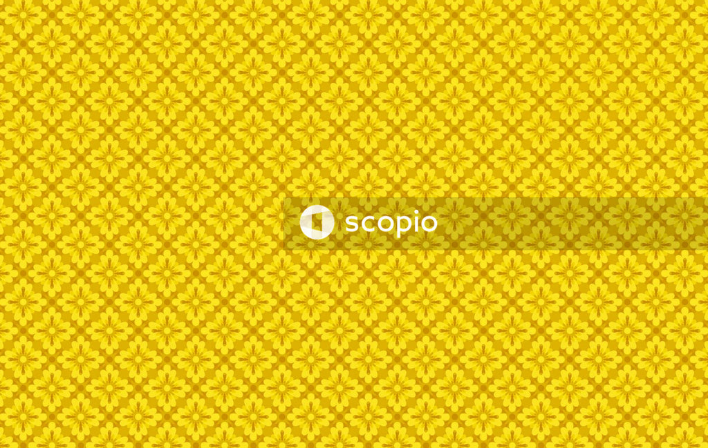 Yellow and black checkered textile