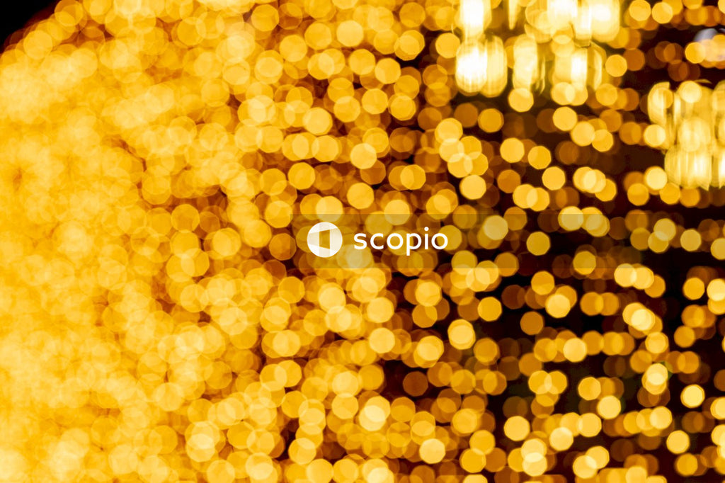 Yellow and black round light