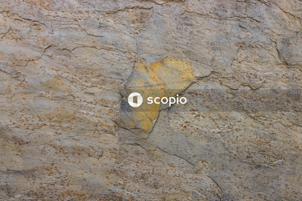 Yellow and brown rock formation
