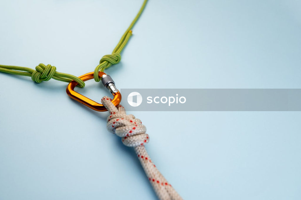 Yellow and green rope on white surface